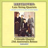 Colorado Quartet - Beethoven Late Quartets - Contents