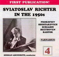 Sviatoslav Richter Live in the 1950s: Volume 1